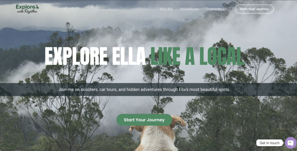 Project: Explore with Rajitha