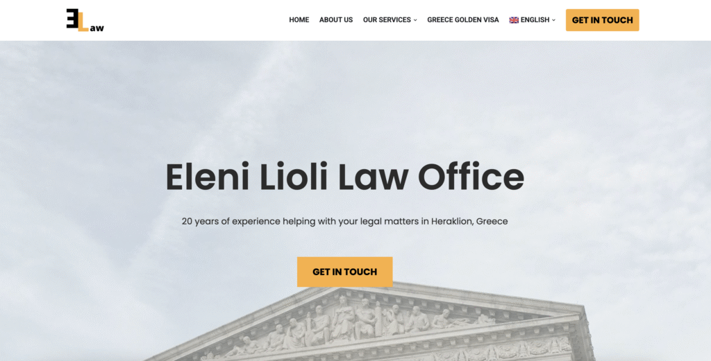 Project: Eleni Lioli Law Office
